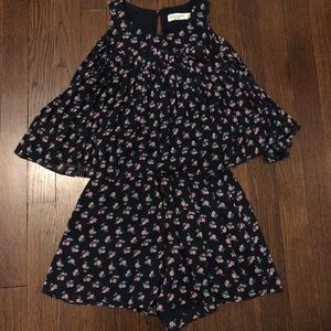 NEVER WORN Abercrombie Kids Floral Romper